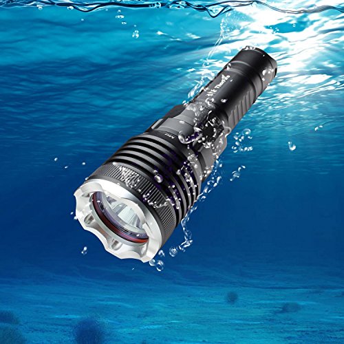 ThorFire TF12 Cree XM-L2 LED Diving Flashlight Waterproof 70m for Diving 700LM Super Bright Searching Camping Torch with 18650 Battery and Charger