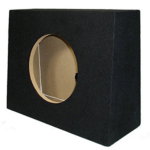 Sycho Sound New Single Car Truck Wedge Black Subwoofer Box Sealed Enclosure for 10-Inch Woofer 10F