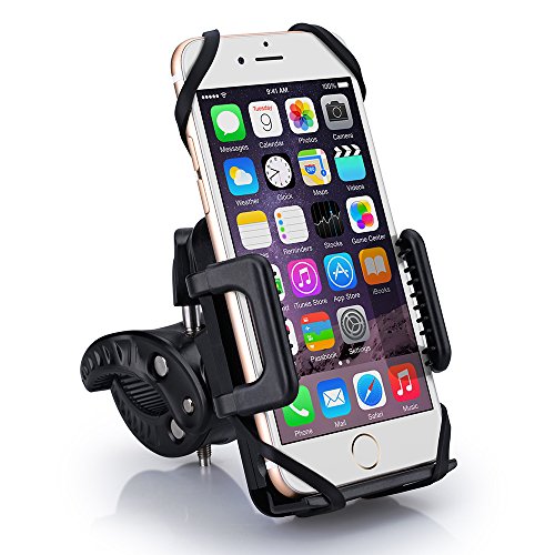 VicTop Motorcycle Bicycle Phone Mount holder, Universal for iPhone Android Samsung Smartphones and Other Compatible Devices, with One-button Released,360 Degrees Rotatable