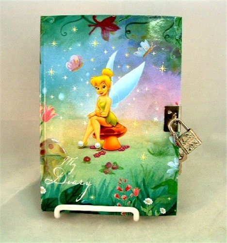 Tinkerbell My Diary with Lock and Key - Disney Fairies - Peter Pan Fairy Private Journal by Giftco