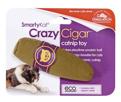 SmartyKat Crazy Cigar Cat Toy Catnip Toy
