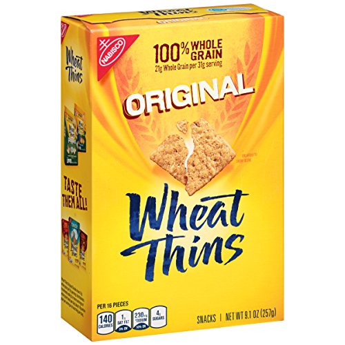 Wheat Thins Original Crackers, 9.1 Ounce (Pack of 6)