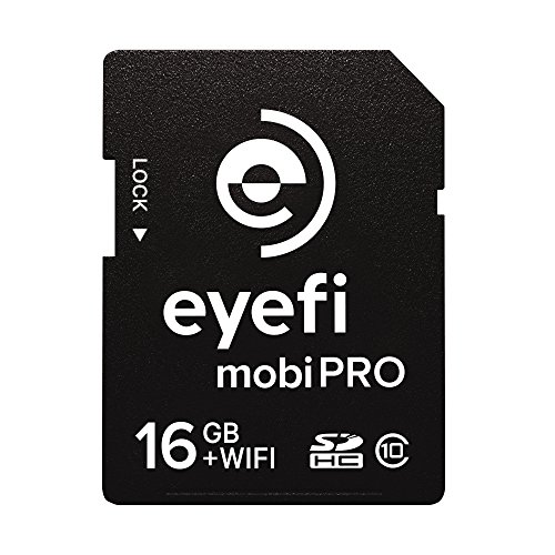 Eye-Fi Mobi Pro 16GB WiFi SDHC Card with 1 Year Eyefi Cloud