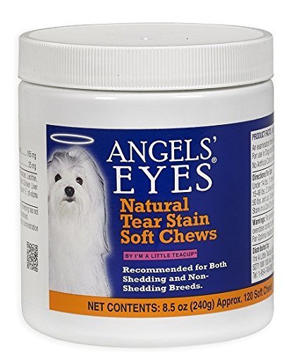 Clear Eyes & Keep Tear Stains Away - Any Eye Irritation for Pet Dogs or Cat Recommended for Both Shedding and Non-Shedding Breeds, Natural Ingredients 120 Soft Chews USA Made