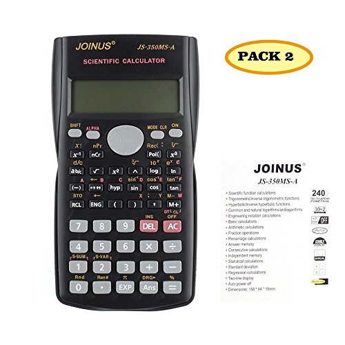 2 Pack YINGKARUN 0001 Scientific Calculator,Money-Back Guarantee
