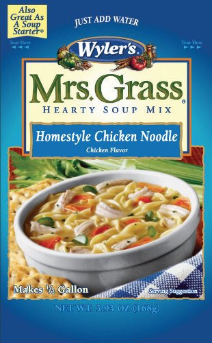 Mrs. Grass Hearty Soup Mix, Homestyle Chicken Noodle, 5.93 Ounce (Pack of 8)