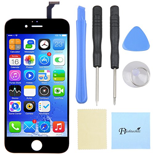 Flashtechllc 4.7 Inch LCD Display Touch Digitizer Screen Replacement Assembly for iPhone 6