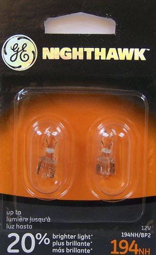 GE NIGHTHAWK 194 Replacement Bulbs, (2 Pack)