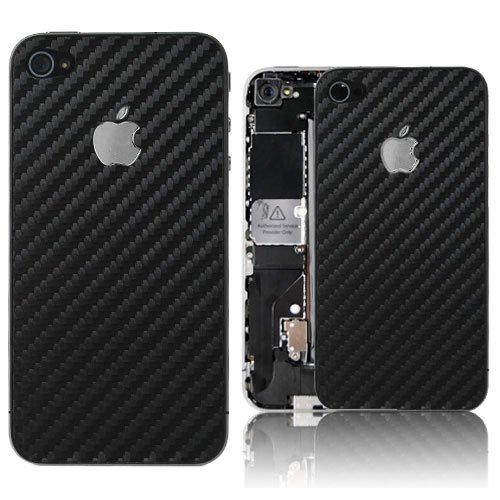 Carbon Fiber Iphone 4 4G Back Housing Back Cover Battery Door to Replace Glass. Comes with small star screw driver needed for install. FOR AT&T IPHONE 4