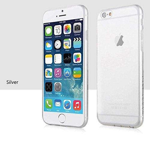 Apple iPhone 6 | 6S Clear Case, Case Army® Dust Proof Protection Scratch-Resistant Slim Cover for iPhone 6/6S [4.7 inch only] Hard Back Soft TPU Sides Bumper Silicone Rubber (Limited Lifetime Warranty