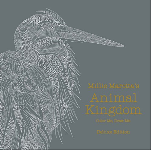 Millie Marotta's Animal Kingdom: Deluxe Edition: Color Me, Draw Me (A Millie Marotta Adult Coloring Book)