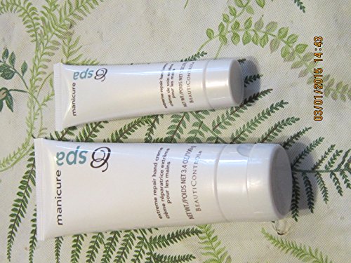 Beauticontrol Spa Manicure Extreme Repair Hand Creme Regular and Travel Two (2) Pack Bundle