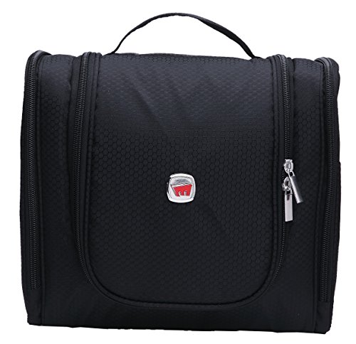 Deluxe Toiletry Bag Travel Cosmetic Bag Bathroom Case Black Wdin020018hei