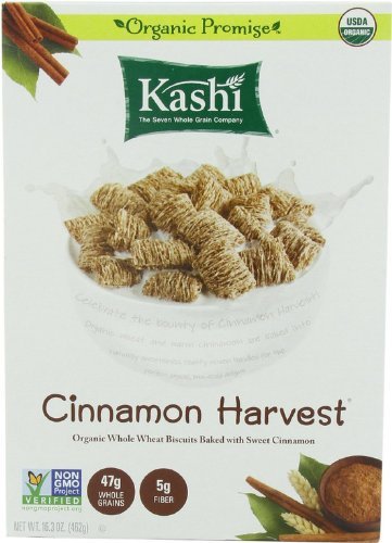 Kashi - Cinnamon Harvest Cereal, Organic, Non GMO, 16.3 oz (Pack of 3 )