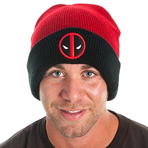 Marvel Deadpool Red Beanie Hat