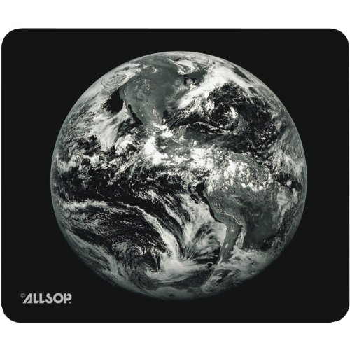 Allsop Nature's Smart Mouse Pad Earth 60 % Recycled Content, Anti-Microbial (29878)