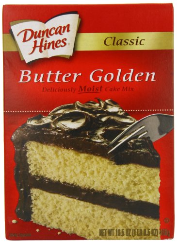 Duncan Hines Signature Golden Butter Recipe Cake Mix, 16.5-Ounce Boxes (Pack of 6)