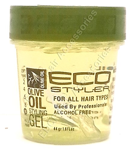 ECO Professional Olive Oil Styling Gel Maximum Hold For All Hair Types 44g (TRAVEL SIZE)