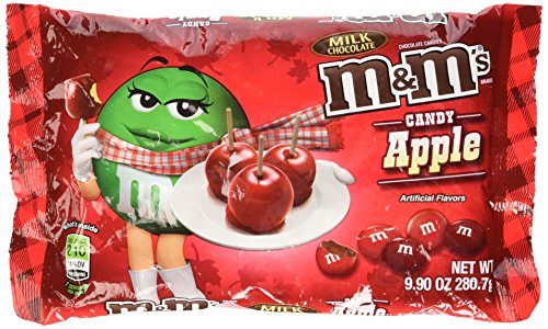 M & Ms Candy Apple Milk Chocolate 9.9 Ounces Each (2 Pack)