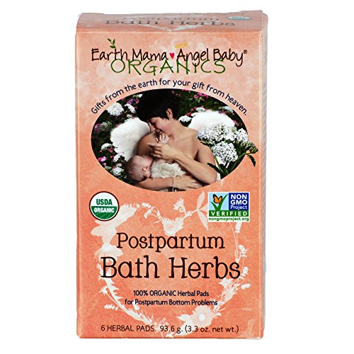 Postpartum Bath Herbs organic Non GMO herbal sitz bath healing pads 6 ct