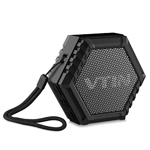 VicTsing PoPer Series Outdoor Bluetooth Speaker with Bass, Stereo Sound, 7 Hours+ Playtime, 5W Driver, IPX4 Water-resistant for Smartphones and Bluetooth Enabled Devices