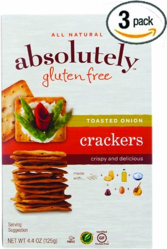 Absolutely Gluten Free Toasted Onion Crackers