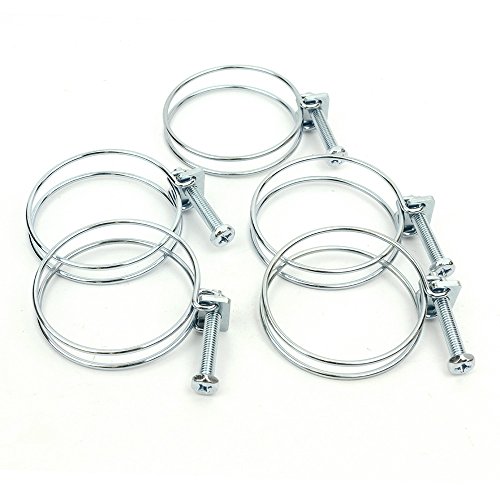 Big Horn 11725PK 2-1/2-Inch Wire Hose Clamp, 5-Pack