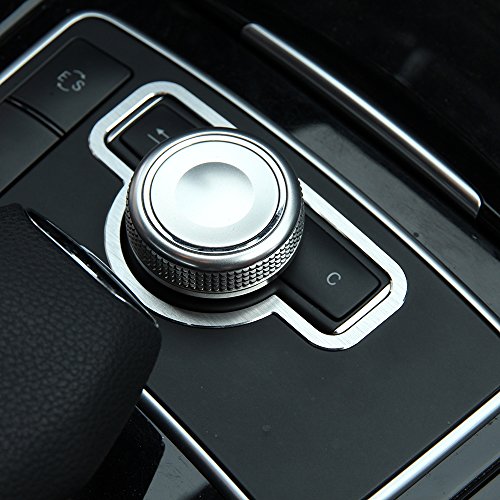 Center Interior Multimedia Button Cover Trim for Mercedes Benz E Class W212 2011-2013