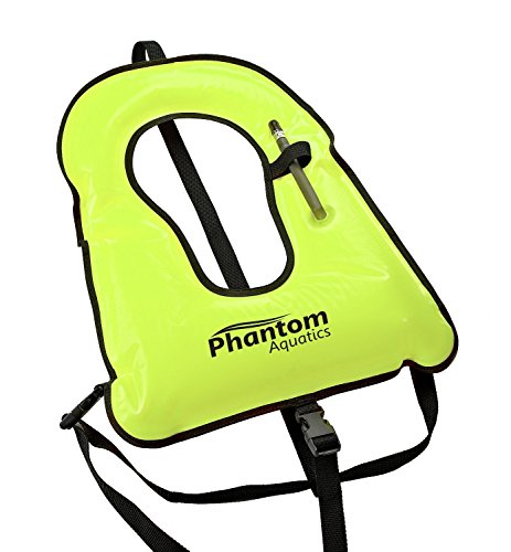 Phantom Aquatics Snorkel Vest, Yellow, Junior