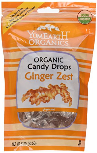Yummy Earth Ginger Yest Drops, Gluten Free, 3.3000-ounces (Pack of6)