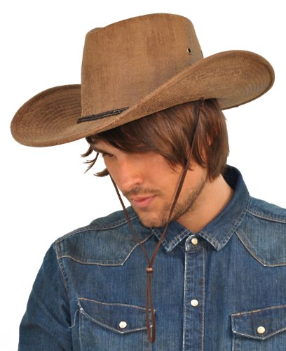 Western Style Leather look Hat (AK-1)
