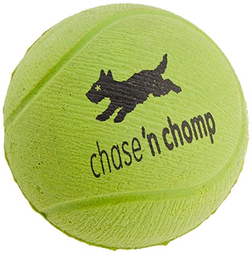 CAITEC Chase 'n Chomp Hi-Bouncer Ball Pet Chew Toy, 1.85-Inch, Green
