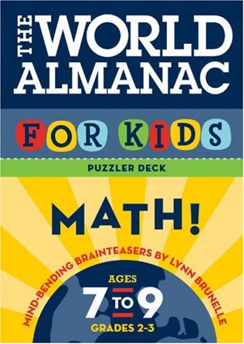 World Almanac for Kids Puzzler Deck: Math: Ages 7-9, Grades 2-3