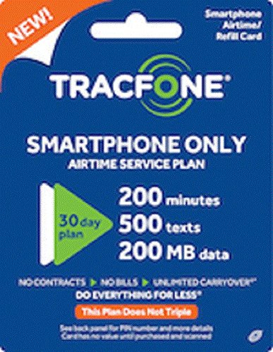 Tracfone Package Smartphone 200Min