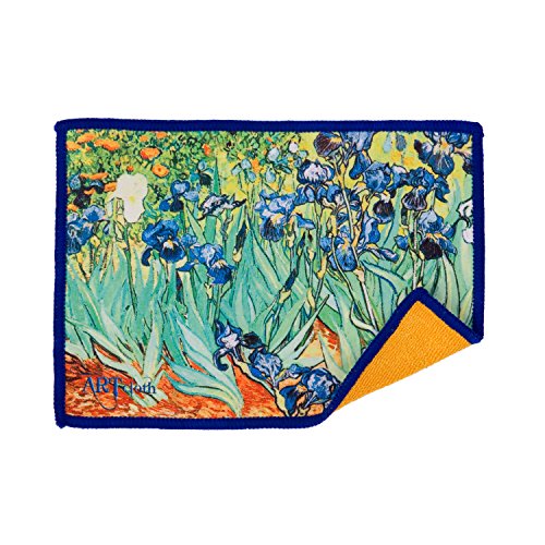 Smartie Irises by Van Gogh 5 x 7 Inch Premium Microfiber Smart Cloth for iPad and Touch Screen Cleaning