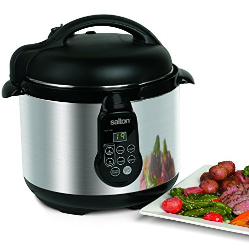 Salton Electronic Pressure Cooker, 5-Litre, Stainless Steel