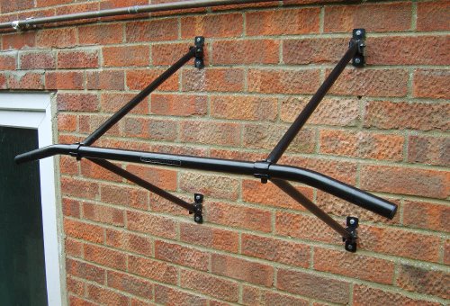 Wall Mounted pull up chin up bar Rock solid frame holds up to 200Kg