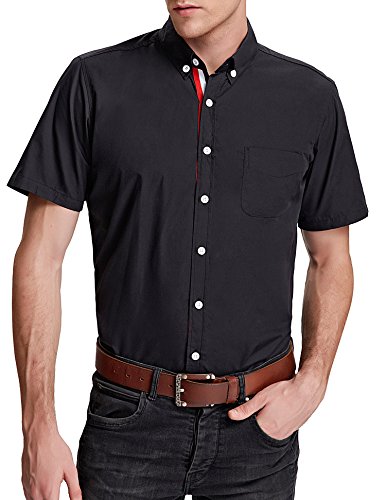 PAUL JONES® Mens Short Sleeve Slim Fit Casual Shirts PJ5542