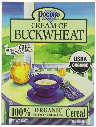 Pocono Cream of Buckwheat Gluten Free Hot Cereal, 13-Ounce (Pack of 3)
