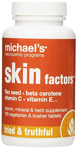 Michael's Naturopathic Progams Skin Factors Supplements, 180 Count