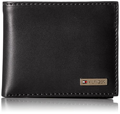 Tommy Hilfiger Leather Men's Multi-Card Passcase Bifold Wallet