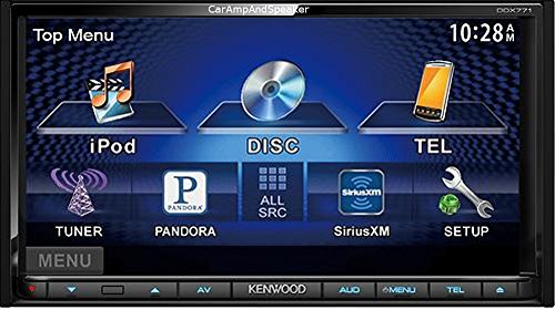 KENWOOD DDX771 6.95 WVGA Double-DIN DVD Receiver with Bluetooth(R)