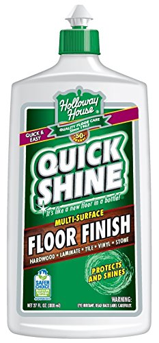 Holloway House Quick Shine 27-Ounce Floor Finish Bottle, 6-Pack