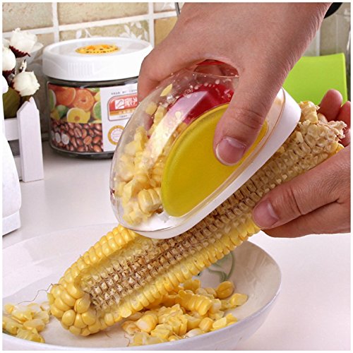 Corn Stripper, EverPlus Corn Cob Cutter Corn Peeler Cob Remover Corn Shucker Kitchen Cooking Tools with Hand Protector