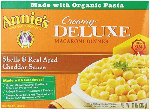 Annie's Homegrown Creamy Deluxe Shells & Cheddar, 11 Oz