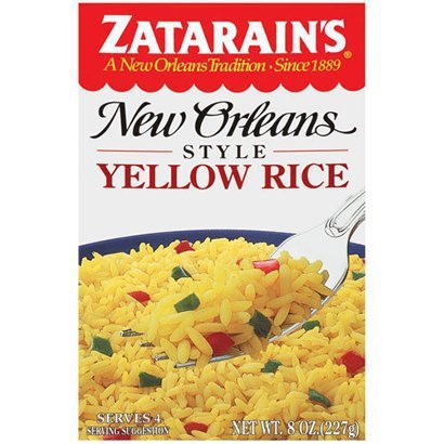 Zatarain's Rice Yellow, 8-ounces (Pack of12)