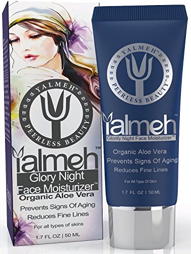 YALMEH Glorify Night Face Moisturizer-Anti Aging Face Cream for Sensitive Skin, A Luxury Anti Aging Treatment Formula with 100% Naturals & Organic Ingredients, Must Have Face Moisturizer For Your Face