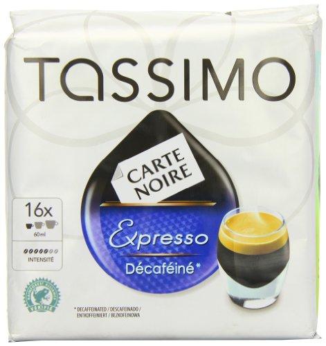 TASSIMO Carte Noire Expresso Décaféiné 16 T DISCs (Pack of 1, Total 16 T DISCs) Shot Cup Size