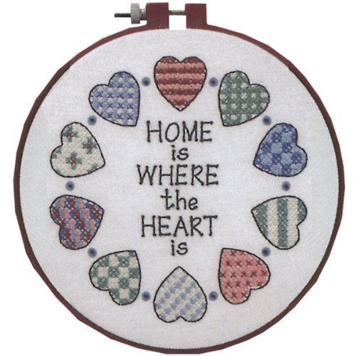 Dimensions Stamped Cross Stitch Kit, Home and Heart