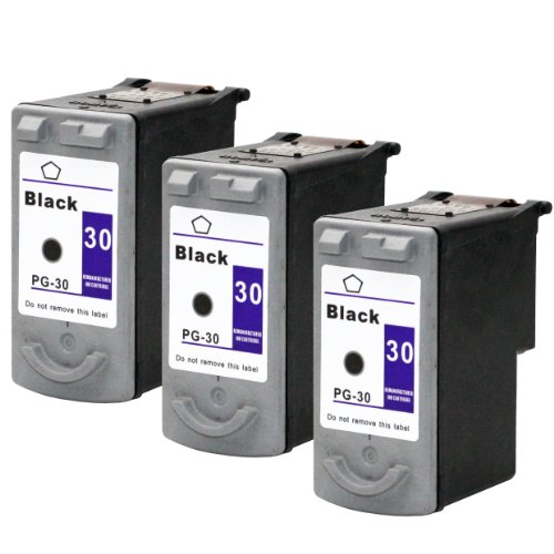 E-Z Ink (TM) Remanufactured Black Ink Cartridge Replacement for Canon PG-30 (3 Black)